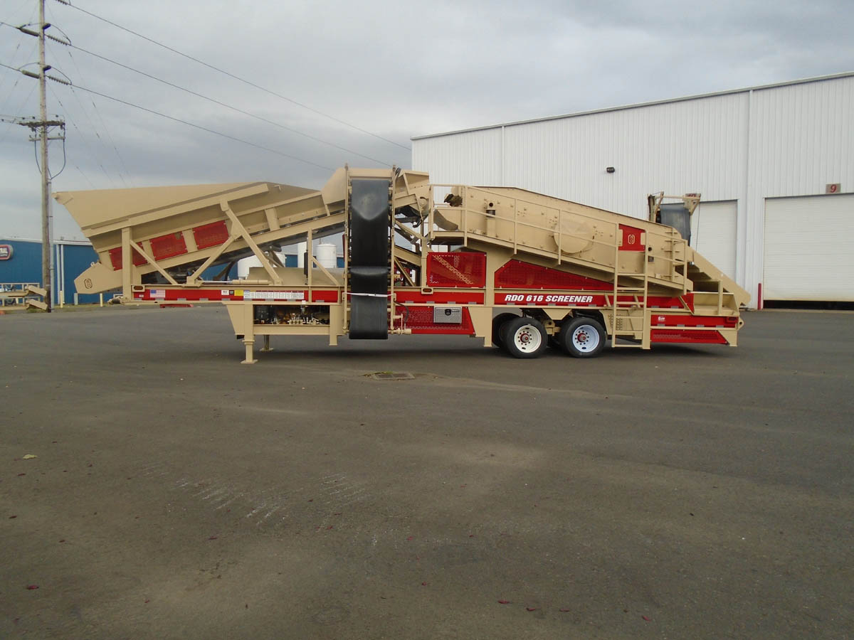 RDO 616 Screener with 6 x 16 x 2D Step Deck Screen RD Olson